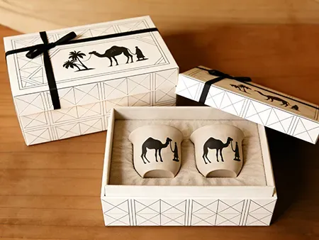 Artisan Camel Gold Cups