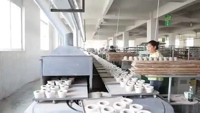 Workers checking quality